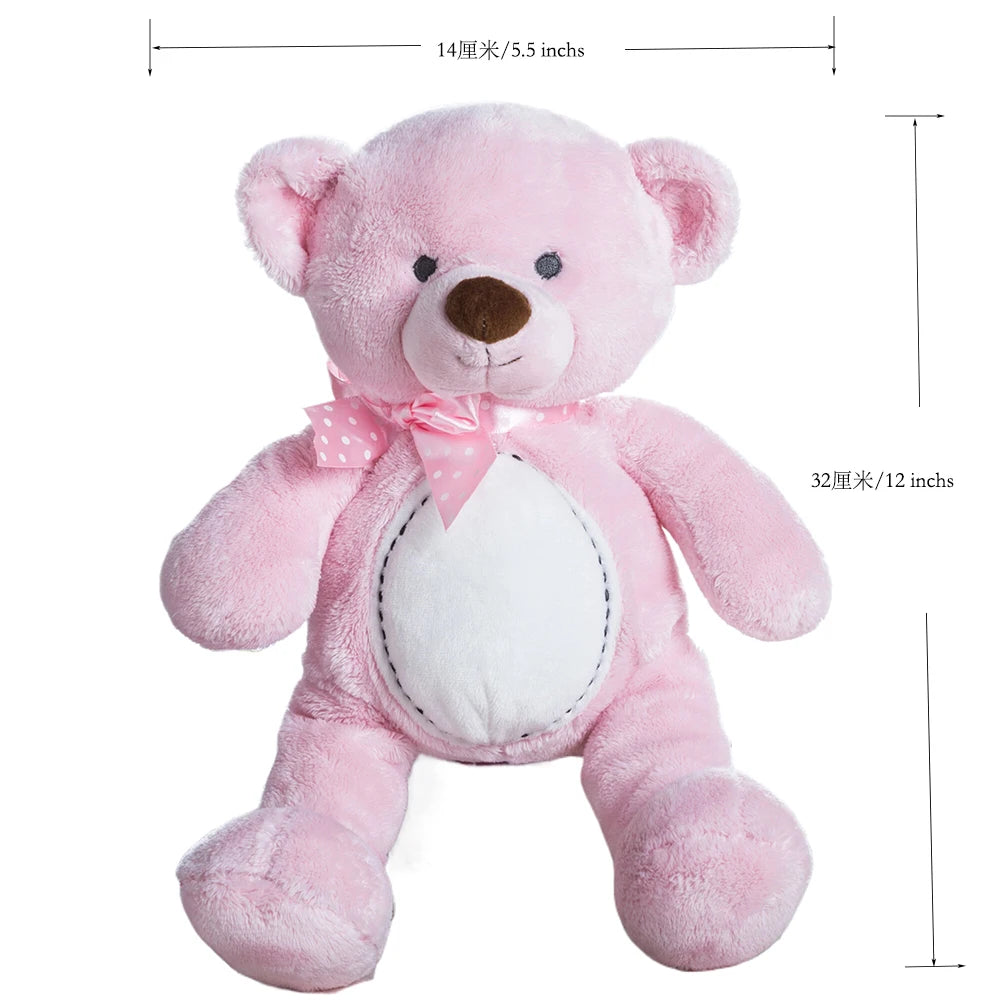 Super Cute Blue Bear Teddy Plush Toy 33CM High Quality Stuffed Animals for Girls Boys Baby Christmas Gift